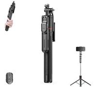 Gimbal Stabilizer - Master Every Move, 2-in-1 Tripod & Selfie Stick with 360° Anti-Shake & Bluetooth Remote, Foldable, for iPhone Cameras and Smartphone, for Video Recording (Standard Edition)