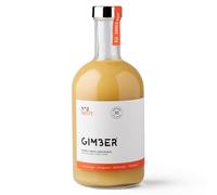 GIMBER Brut N'2 concentrato di zenzero biologico 700 ml | Bevanda analcolica biologica a base di zenzero, limone ed erbe | Estratto di zenzero premium