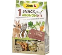 Gimbi Snack Plus Snack Grain Free Snack para conejos para roedores 50 g (Mix1 Hierbas & Verteajes)