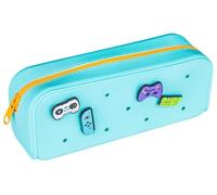gimboo Estuche de Silicona/con 4 chapas/20 x 6 x 7,5 cm/Azul