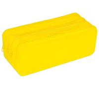 gimboo Estuche de Silicona de Cuatro compartimentos/20x 8 x 7,5 cm/Amarillo