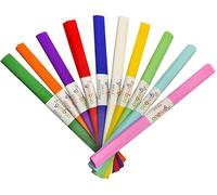 Gimboo - Papel crepé pastel 100 rollos de 50 x 200 cm surtidos/cinta de crepé, ideal para hobbies creativos, 1 paquete - 100 rollos/colores surtidos