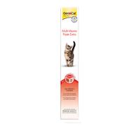GimCat Multi-Vitamin Extra, pasta multivitaminas - Snack para gatos, con beta-glucano y omega 3 & 6 para una protección celular saludable - 1 tubo (1 x 200 g)