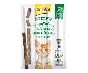 GIMCAT Barritas de cordero y aves (4 unidades)