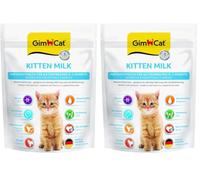GimCat Kitten Milk Sustituto de la Leche Materna - Leche de Gato con taurina y Calcio - 1 Bolsa (1 x 200 g) (Paquete de 2)
