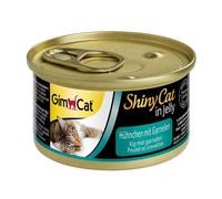 GimCat Lata ShinyCat Pollo con Gambas 70gx24