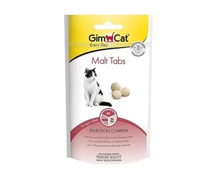 GimCat Malt comprimidos - Snack para gatos funcional que influye positivamente en la salud intestinal - 1 bolsa (1 x 40 g)