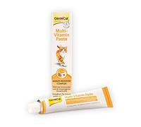 GimCat Multi-Vitamin, pasta - Snack para gatos, con alto contenido en vitaminas y nutrientes, provisto de complejo potenciador del sistema inmunológico - Beta-glucano y aceites de- 1 tubo (1 x 50 g)