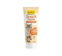 GimCat Pasta de Aperitivos de Alta proteína, Pollo y Hierba gatera, Delicioso Aperitivo Rico en proteínas con el Delicado Sabor de Pollo y Hierba gatera - 1 Tubo (1 x 75 g)