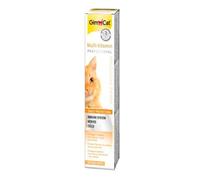 GimCat Multi-Vitamin, pasta - Snack para gatos, con alto contenido en vitaminas y nutrientes, provisto de complejo potenciador del sistema inmunológico - Beta-glucano y aceites de- 1 tubo (1 x 50 g)