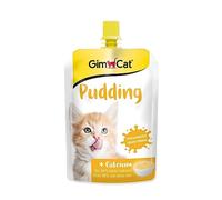 GimCat Pudding con Calcio - Snack para Gatos de auténtica Leche Entera con Contenido reducido de lactosa para Unos Huesos sanos - 1 Bolsa (1 x 150 g) (Paquete de 6)