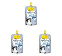 GimCat Pudín de Alta proteína, Delicioso Aperitivo Rico en proteínas, Fabricado en Alemania (1 x 100 g) (Paquete de 3)