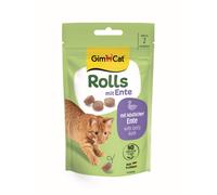 GimCat Rolls Snack para gatos con pato, 40 g