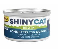 GimCat ShinyCat Broth Atún con Quinoa Latas para Gatos 24 x 70 gr