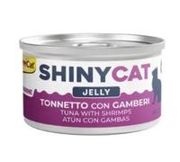 GimCat ShinyCat Jelly Atún con Gambas Latas para Gatos 12 x 70 gr