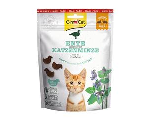 Gimcat snacks crujientes de pato con hierba gatera - golosinas para ga