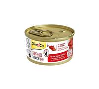GimCat Superfood ShinyCat Duo atún con tomates - Comida para gatos con jugoso filete y sin azúcar añadido, para gatos adultos - 24 latas (24 x 70 g)