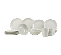 Gimex - Solid Line - Vajilla - Granito - Beige - 16 Piezas
