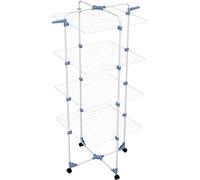 Gimi Modular 4 Tendedero de Torre Modulable, Metal, Blanco, 71x5x168.5 cm, interior