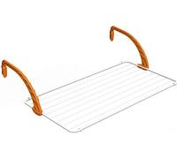 Gimi Polar 100 Tendedero de Balcón, Acero Inoxidable, Blanco, 107x4.5x55 cm