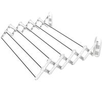 Gimi Skatto 70 Tendedero de pared de aluminio y resina, 4 m de longitud de tendido