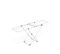 Gimi 153847 - Tendedero Mesa Extensible Duo, Acero, Color Blanco