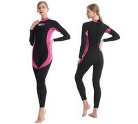 Gimilife Traje de neopreno corto de 3 mm para hombre y mujer, cuerpo completo en agua fría, mantiene el calor para buceo, surf, esnórquel, kayak