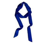 GIMIRO Cinturón de Satén con Lunares, Negro y Blanco, Bufanda Larga, 5 cm x 195 cm (Royal Blue)