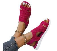 GImLy Sandalias Ortopédicas para Mujeres Suela Suave De Malla Moda Transpirables Sandalias Deportivas Antideslizantes Corrector Juanetes Ortopédico Verano Casuales Sandalias,005,41EU