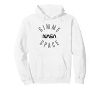 Gimme Space de la NASA con el Logotipo de Gusano de la NASA Sudadera con Capucha