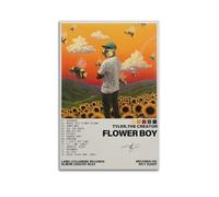 gimmygo Terp Tyler The Creator Flower Boy - Póster de portada de álbum de música, arte de pared, lienzo estético, póster decorativo vintage para sala de estar, dormitorio, 30 x 45 cm, estilo sin marco
