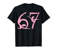 Gimnasia de Baile para niñas 6 7 67 6-7 Six Seven Bailarina Gimnasta Camiseta