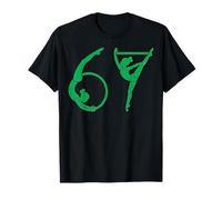 Gimnasia de Baile para niñas 6 7 67 6-7 Six Seven Bailarina Gimnasta Camiseta