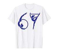 Gimnasia de Baile para niñas 6 7 67 6-7 Six Seven Bailarina Gimnasta Camiseta