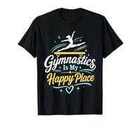 Gimnasia Es Mi Lugar Feliz Viga De Equilibrio Camiseta