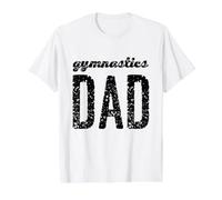 Gimnasia Papá Hija Gimnasta Animar Padre Papás Hijas Camiseta gráfica económica, Hombre, Blanco, XL
