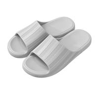 Gimnasia Pasiva Ancianos Ducha Casa Antideslizante Masaje Transpirable Suela Suave Zapatilla Secado Rápido Zapatos Bajos Cómodos Zapatillas No. 49, gris, 45 EU
