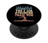 Gimnasia Sí Soy Gimnasta Sí Soy Más Fuerte Que Tú PopSockets PopGrip Adhesivo