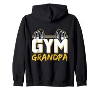 Gimnasio Abuelo Entrenamiento Entrenamiento Fitness Levantamiento de Pesas Sudadera con Capucha