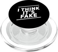 Gimnasio Broma Humor Divertido Texto Divertido Creo Que Es Falso Gimnasio Humor PopSockets PopGrip para MagSafe