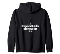 Gimnasio Constructor del Reino de Jesús y Levantamiento de Pesas Sudadera con Capucha
