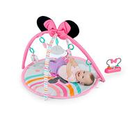 Gimnasio de actividades con música y luces Forever Besties de Bright Starts, con Disney Baby MINNIE MOUSE, en color rosa, desde recién nacidos en adelante