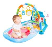 Gimnasio De Actividades Para Niños 5 en 1: tapete de juego para niños con música, juguetes, tapetesuave antideslizante | Juego Tummy Time para Bebés de 3 a 12 Meses, Tapetede Aprendizaje