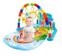 Gimnasio De Actividades Para Niños 5 en 1: tapete de juego para niños con música, juguetes, tapetesuave antideslizante | Juego Tummy Time para Bebés de 3 a 12 Meses, Tapetede Aprendizaje