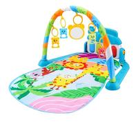 Gimnasio De Juegos Para Bebés - Manta De Juegos Sensorial Con 5 Accesorios Colgantes, Manta De JuegoPara Bebé Con Piano, Alfombra SensorialBebe De Motivo De Animales, ParaBebés De 3-12 Meses Que