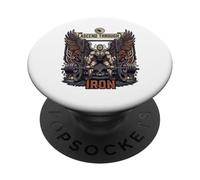 Gimnasio de Levantamiento de Pesas con Barra de Hierro de Peso PopSockets PopGrip Adhesivo