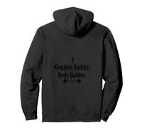 Gimnasio de Levantamiento de Pesas Kingdom Builder Jesus Faith Sudadera con Capucha