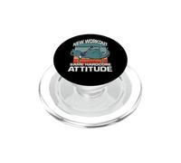 Gimnasio Dino T-Rex Deporte Culturismo Dinosaurio PopSockets PopGrip para MagSafe