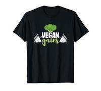 Gimnasio Divertido Entrenamiento Dieta Basada en Plantas Fitness Vegano Camiseta