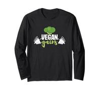 Gimnasio Divertido Entrenamiento Dieta Basada en Plantas Fitness Vegano Manga Larga
